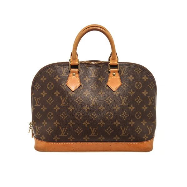 Louis Vuitton Brown Monogram Canvas Alma PM Handbag