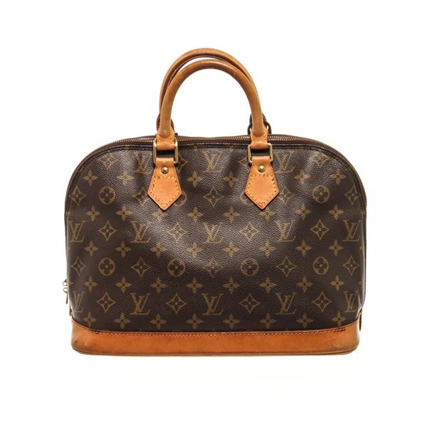 Louis Vuitton Brown Monogram Canvas Alma Handbag