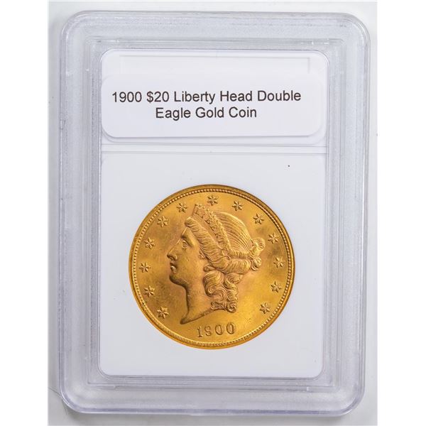 1900 $20 Liberty Head Double Eagle Gold Coin