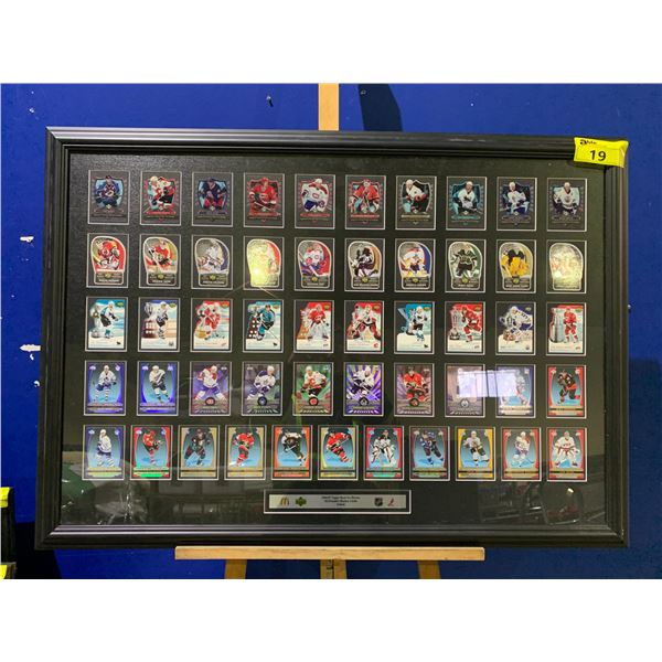 FRAMED 2006-2007 UPPER DECK MCDONALDS ICE HEROES SUB SET HOCKEY CARDS