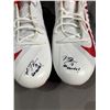 Image 2 : PAIR OF AUTOGRAPHED KEESEAN JOHNSON NIKE ALPHA MENACE CLEATS SIZE 13