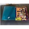 Image 1 : BINDER OF ASSORTED COLLECTIBLE CARDS & 3 LOONEY TUNES COMIC BALL BOOKS