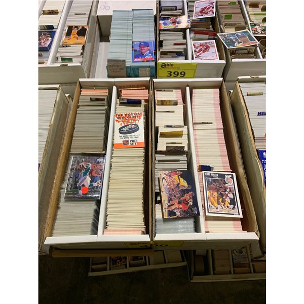 2 BOXES OF ASSORTED SPORTS CARDS