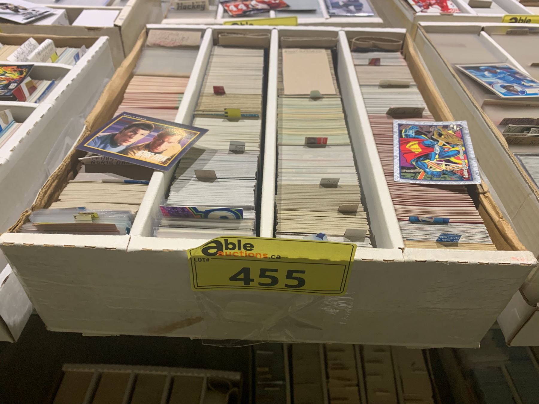 Collection Able Card BOX OF ASSORTED COLLECTIBLE CARDS - Able Auctions