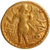 Image 2 : Huvishka Gold Dinar Coin of Kushan Dynasty of MAO type.