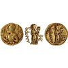 Image 1 : Huvishka Gold Dinar Coin of Kushans of Ardokhsho-MIOPO type.
