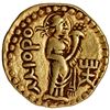 Image 3 : Huvishka Gold Dinar Coin of Kushans of Ardokhsho-MIOPO type.