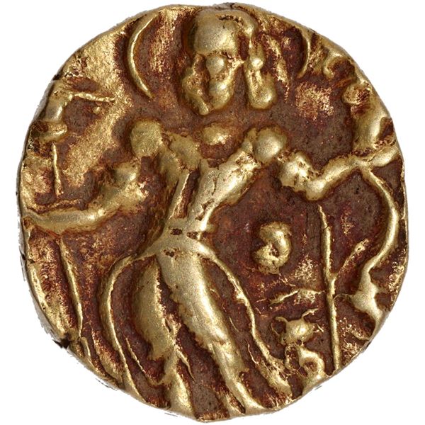 Archer type Gold Dinar Coin of Chandragupta II of Gupta Dynasty.