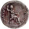 Image 2 : Very Rare Tiberius Silver Denarius Coin of Roman Empire.