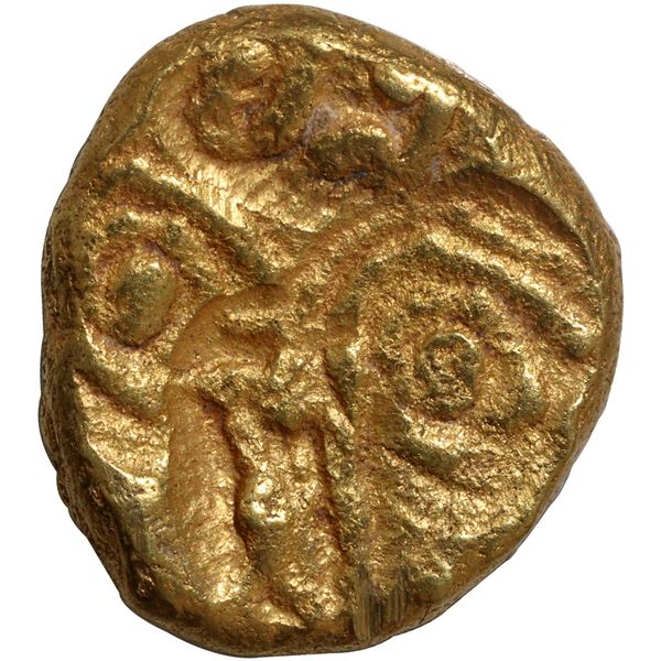 Gold Pagoda Punch Marked Coin of Telugu Chodas of Nellore.