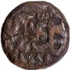 Image 3 : Akbar Copper Half Dam Coin of Early Mangarh Type with Swastik Mark.