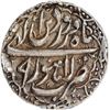 Image 2 : Jahangir Lahore Mint Silver Rupee Coin with month Farwardin in AU-UNC Condition.