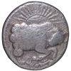 Image 1 : Extremely Rare Jahangir Silver Zodiac Rupee Coin of Taurus Sign with AH 1027 and 13 RY.