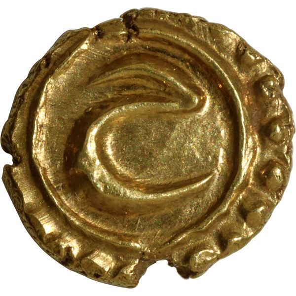 Mysore Kingdom Gold Fanam Coin Patna Mint of Tipu Sultan AM 1218.