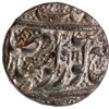 Image 2 : Sikh Empire, Kharak Singh Sri Amritsar Mint, Silver Rupee Coin with VS 1885 & Nagari Om.
