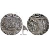 Image 1 : Sikh Empire, Silver Rupee Coin of Khitta Kashmir Mint with Flag Mintmark.