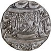 Image 2 : Sikh Empire, Silver Rupee Coin of Khitta Kashmir Mint with Flag Mintmark.