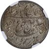 Image 1 : Very Scarce Graded by NGC as MS65 Awadh State Wajid Ali Shah Silver Rupee Coin of  Laknau Mint of AH