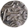 Image 2 : Gwalior State Jankoji Rao of Silver Quarter Rupee of Basoda Mint In the Name of Muhammad Akbar II.