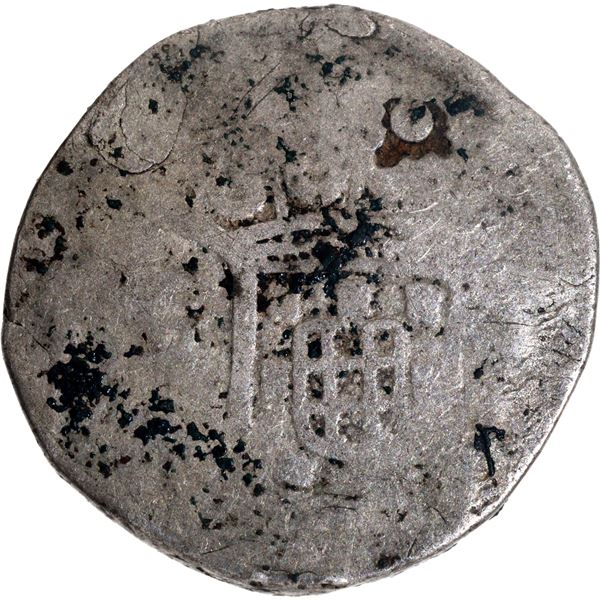 Indo Pourtuguese, Goa, D. Pedro II Silver Xerafim Coin.