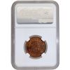 Image 4 : Very Rare NGC MS 65 RB Graded Bronze One Quarter Anna Coin of Bombay Mint of King George V of 1926.