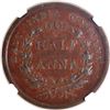Image 2 : Scarce Copper Half Anna Coin of East India Company of Calcutta Mint of 1845.