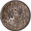 Image 1 : Rare Silver Two Annas Coin of Victoria Queen of Calcutta Mint of 1875.