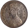 Image 2 : Rare Silver Two Annas Coin of Victoria Queen of Calcutta Mint of 1875.