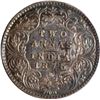 Image 1 : Rare Uncirculated Silver Two Annas Coin of Victoria Queen of Calcutta Mint of 1875.