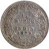 Image 1 : Rare Date 1879 Silver Quarter Rupee Coin of Victoria Empress of Calcutta Mint.