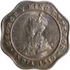 Scarce Cupro Nickel Four Annas Coins of King George V of Calcutta Mint of 1919.