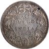 Image 1 : Scarce 1862 Victoria Queen of Silver Half Rupee Coin of Bombay Mint.