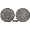 Image 1 : Rare 1897 (7 over 4) Silver Half Rupee Coin of Victoria Empress of Bombay Mint.