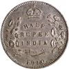 Image 1 : Rare Grade Silver Half Rupee Coin of Calcutta Mint of King Edward VII of 1910.