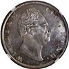 Image 1 : Extremely Rare Top Pop NGC MS 63 Graded 1835 Silver One Rupee Coin of King William IIII of Calcutta 