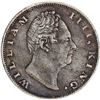 Image 1 : Very Rare Unlisted Type of 1835 Silver One Rupee Coin of King William IIII of Calcutta Mint.