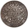 Image 2 : Very Rare Unlisted Type of 1835 Silver One Rupee Coin of King William IIII of Calcutta Mint.