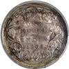 Image 2 : PCGS AU 58 Graded Silver One Rupee Coin of Victoria Queen of Bombay Mint of 1862.