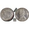 Image 1 : Silver One Rupee Uncirculated Coin of Victoria Queen of Bombay Mint of 1862.