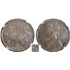 Image 1 : Rare NGC MS 62 Graded Silver One Rupee Coin of Victoria Queen of 1862 of Bombay Mint.