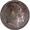 Image 2 : Rare Uncirculated Silver One Rupee Coin of King Edward VII of Bombay Mint of 1910 with Toning.
