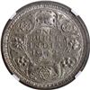Image 1 : NGC MS 63 Graded Silver One Rupee Coin of of King George VI of Bombay Mint of 1942.