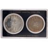 Image 2 : 1974 F.A.O- Planned Families UNC Set of 2 Commemorative Coins of Bombay Mint of Republic India.