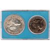 Image 2 : Equality, Development and peace UNC Set of 2 Commemorative Coins of Bombay Mint of 1975.
