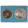 Image 3 : Equality, Development and peace UNC Set of 2 Commemorative Coins of Bombay Mint of 1975.