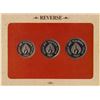Image 3 : UNC Set of 3 Commemorative Coins of India Tourism Year 1991 of Bombay Mint.