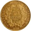 Image 2 : Gold Twenty Francs Coin of France of Paris Mint of 1850.