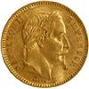 Image 1 : Gold Twenty Francs Coin of Napoleon III of France of 1864.
