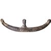 Image 1 : Cast Tin Boat Money of Indonesia-Sumatra with three loops.