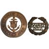 Image 1 : Bronze Cap Badges of Cape Coloured Labour Regt and Women's Army Auxiliary Corps.